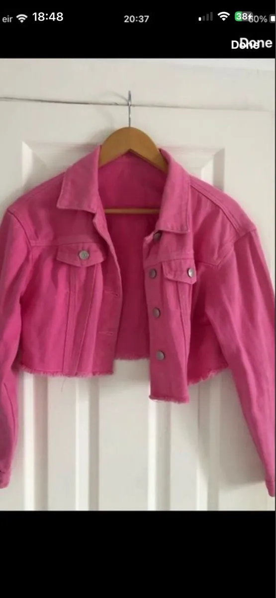 Ladies denim jacket size S €5 - Image 4
