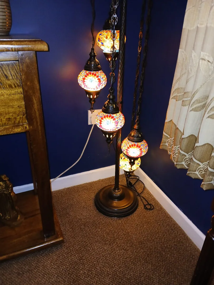 Turkish design mosaicc floor light - Image 1