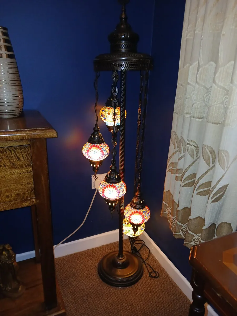Turkish design mosaicc floor light - Image 2