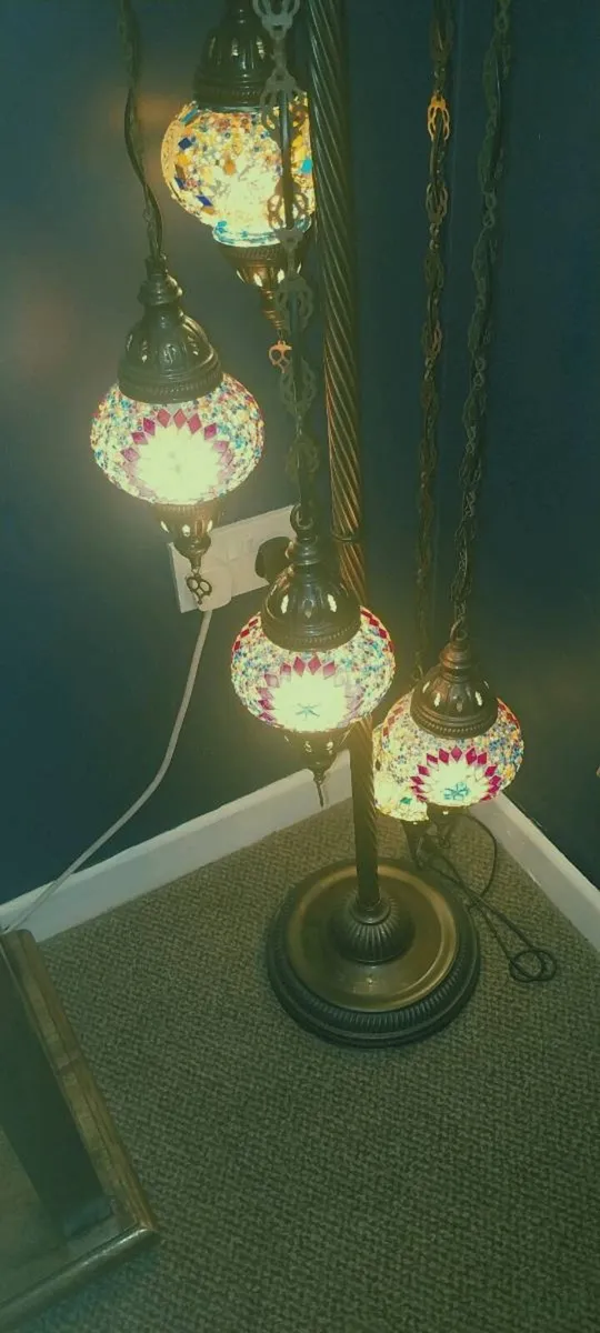 Turkish design mosaicc floor light - Image 3
