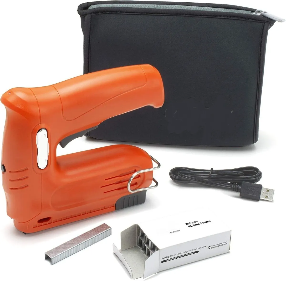 4V Cordless Nail & Staple Gun with 2000 Staples - Image 4