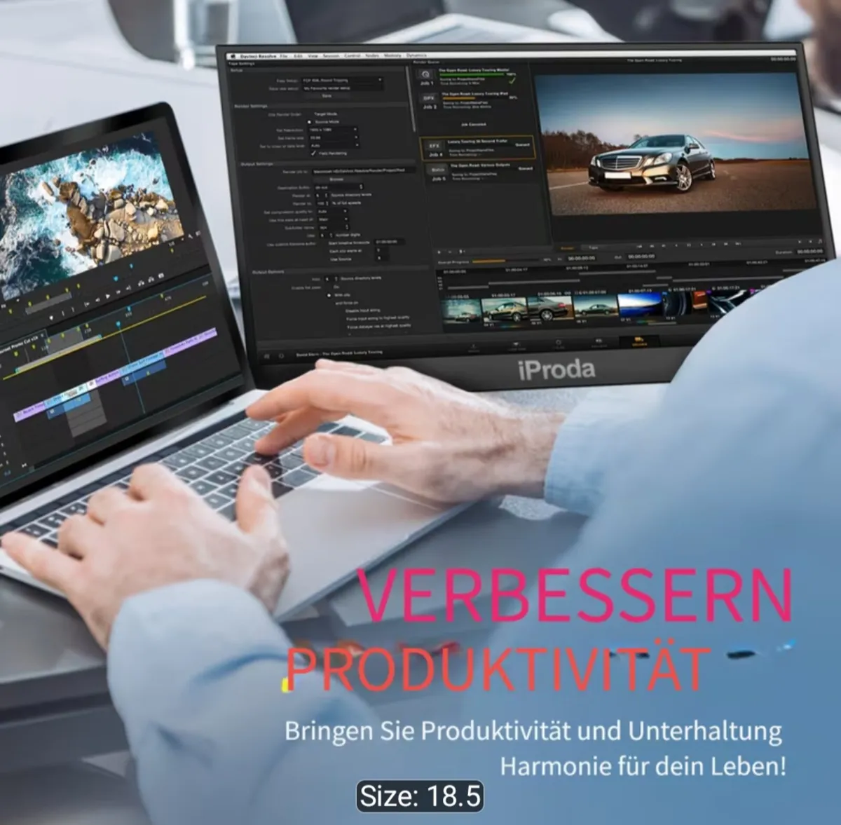 18.5 inch Portable Monitor - price firm - Image 3