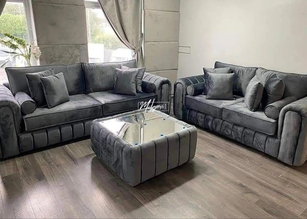 Milano Fullback Cushions Sofa + Coffee Table - Image 3
