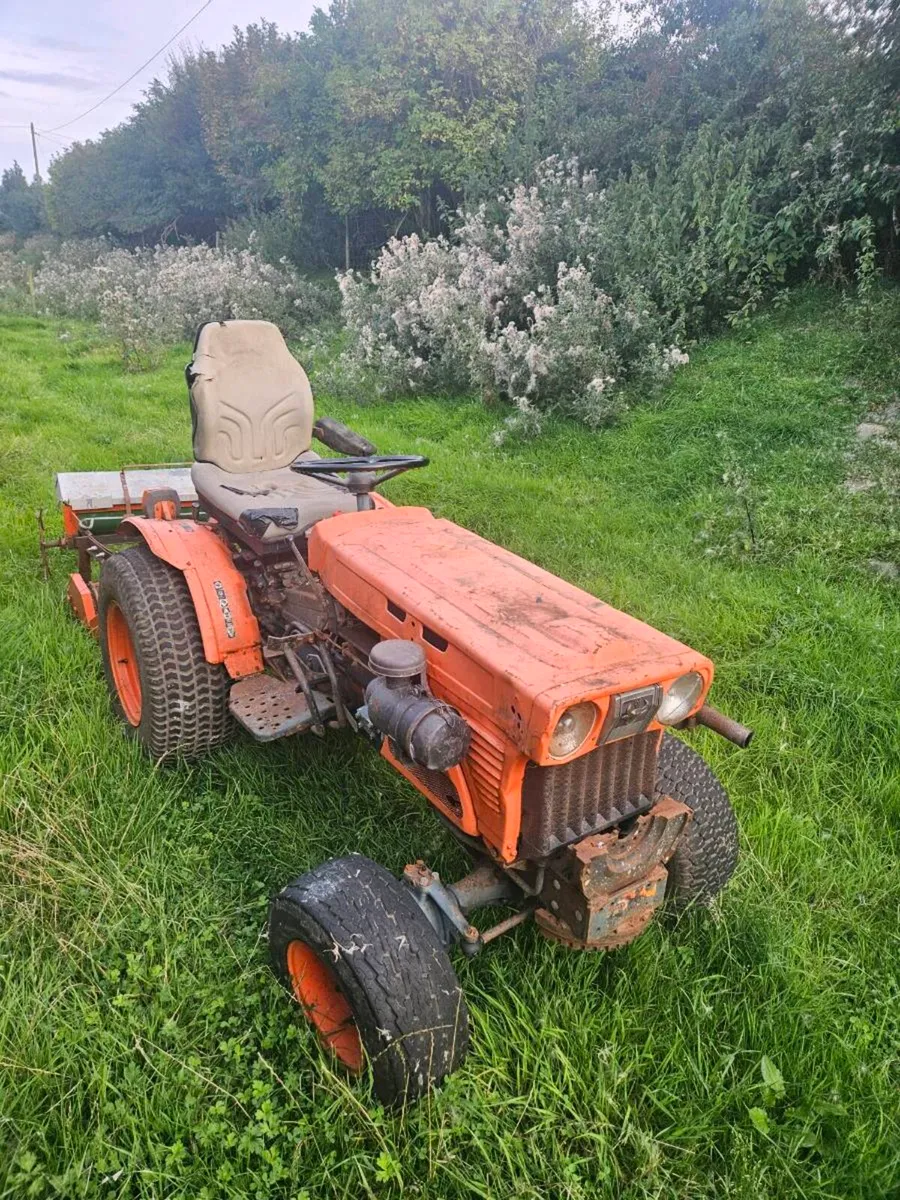 Kubota Tractor with Multipack Seeder - Image 1