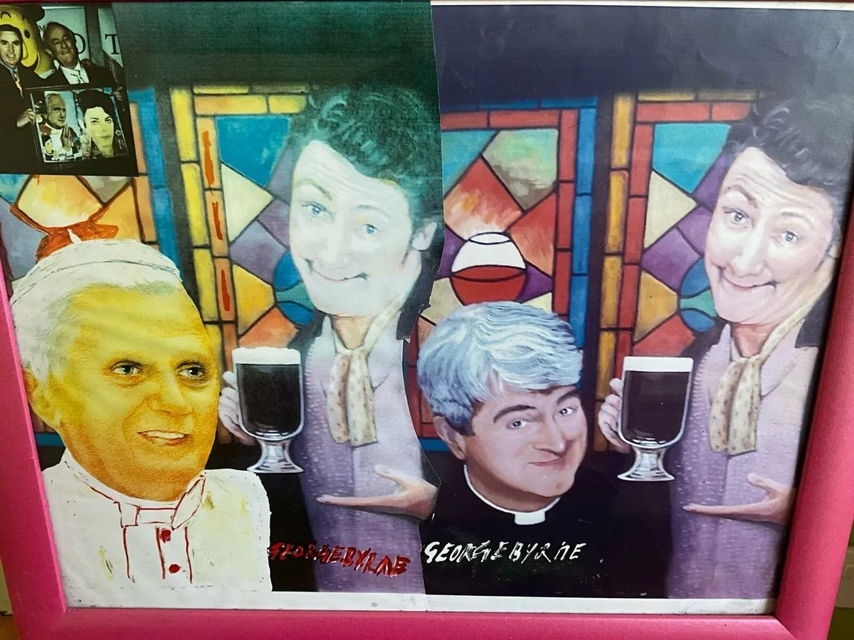 Mixed-Media Tribute Piece to “Father Ted” - Image 3