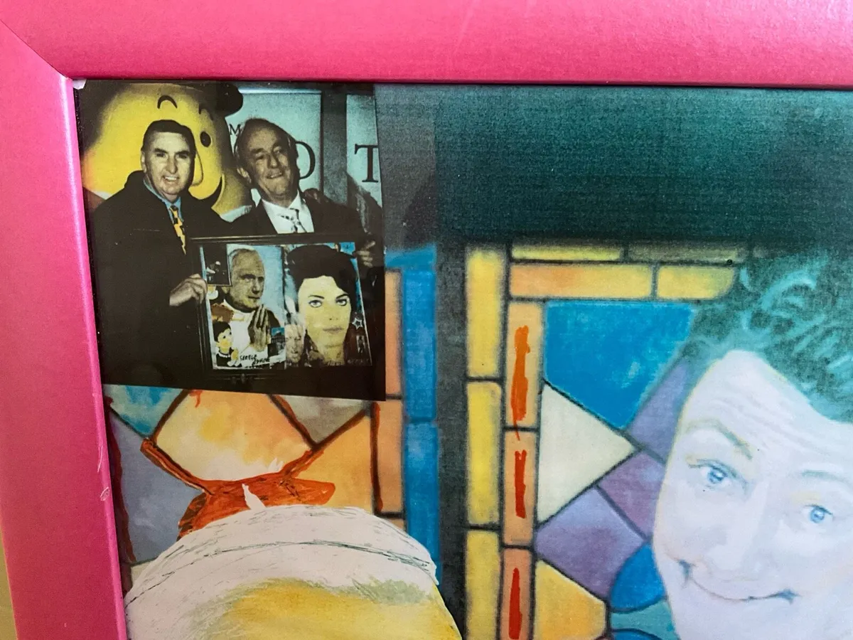 Mixed-Media Tribute Piece to “Father Ted” - Image 4