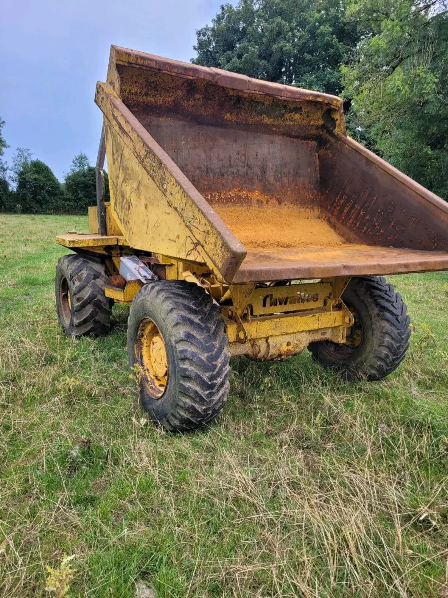 Thwaite 6 tonne dumper (needs gearbox repair) - Image 3