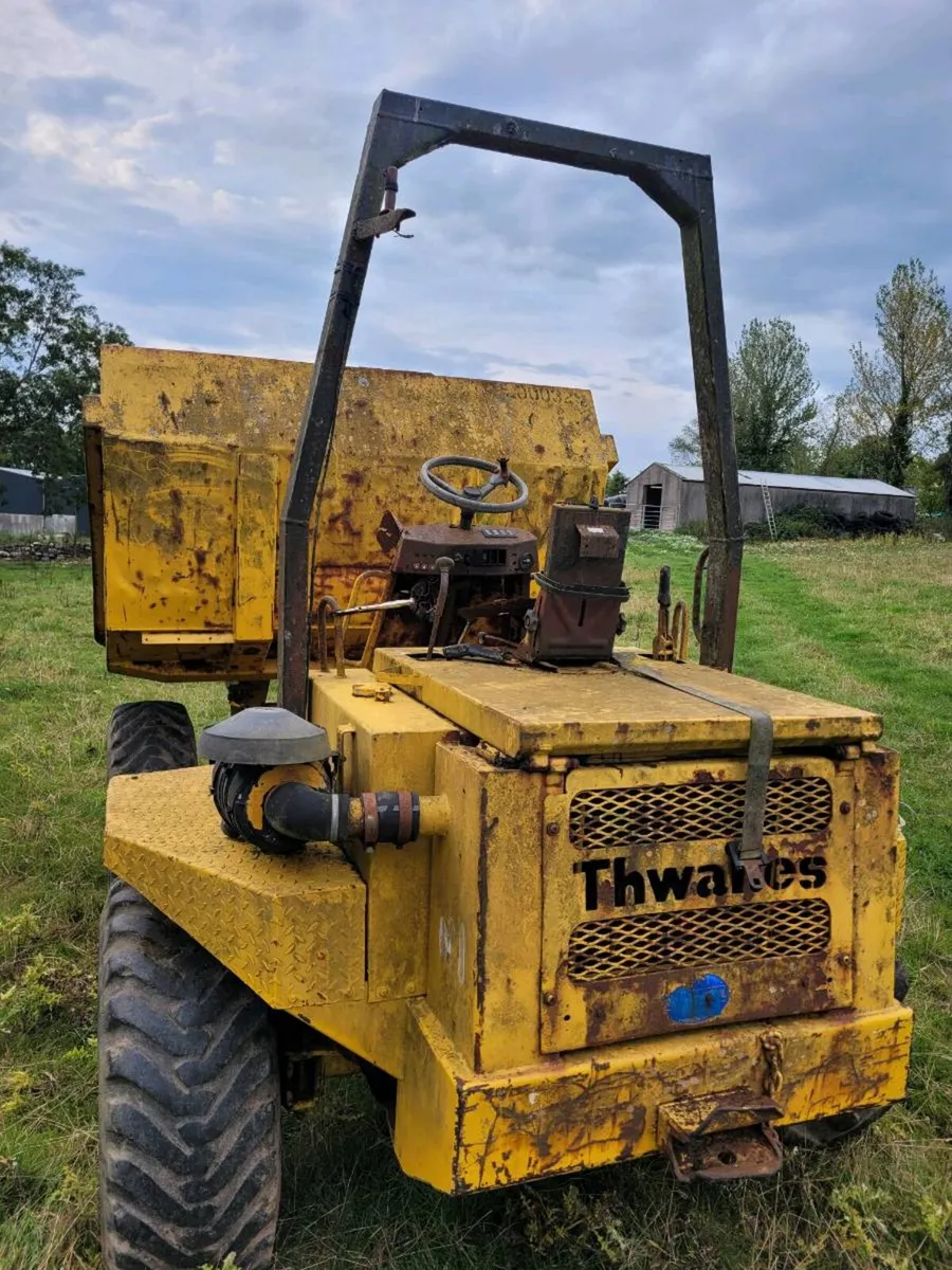 Thwaite 6 tonne dumper (needs gearbox repair) - Image 1