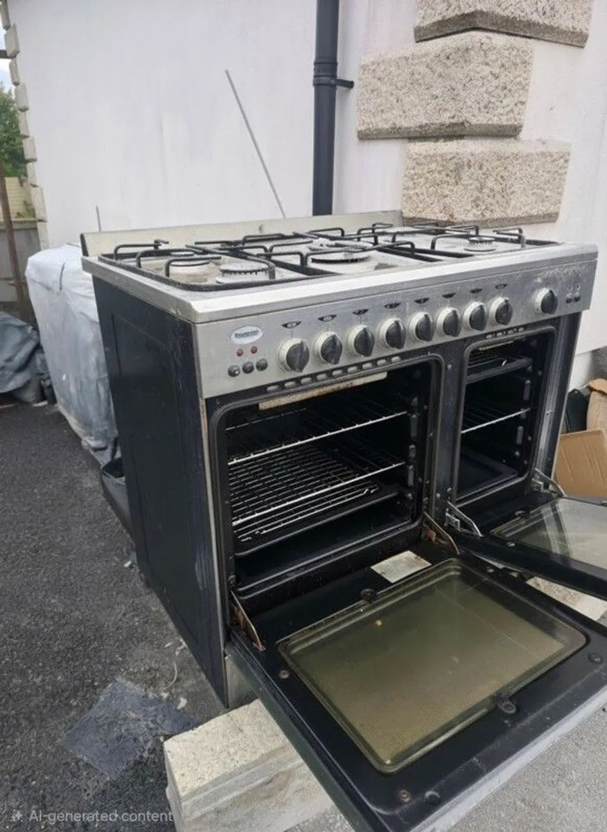 Beumatic Freestanding 90cm dual-fuel cooker - Image 3