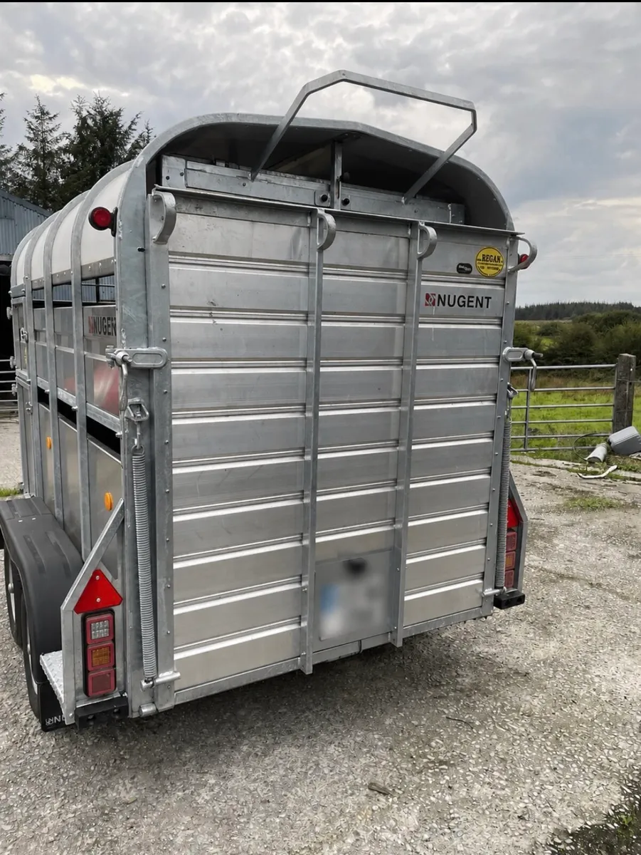 2026 8x5 nugent cattle trailer with decks - Image 3