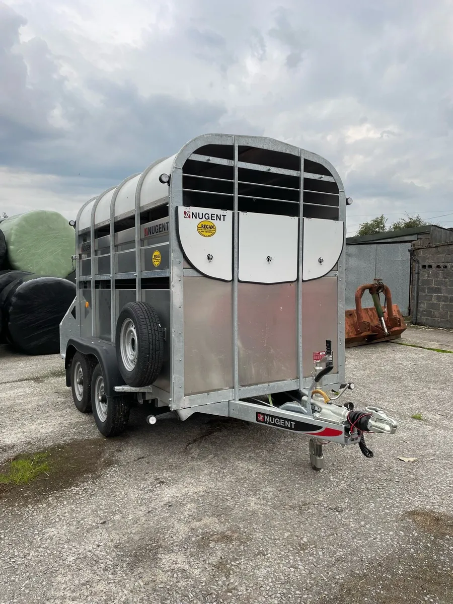 2026 8x5 nugent cattle trailer with decks - Image 1