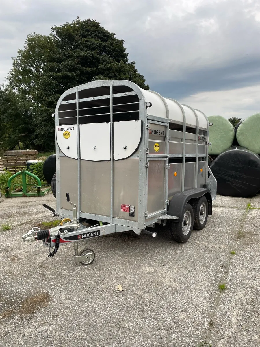 2026 8x5 nugent cattle trailer with decks - Image 2