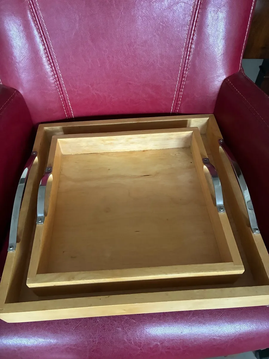 Timber  Tray Set - Image 1