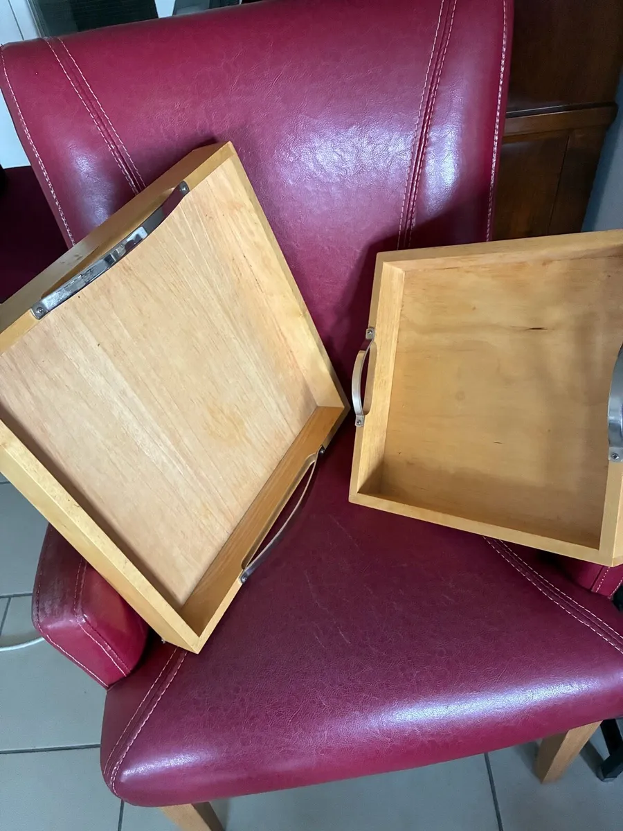 Timber  Tray Set - Image 2