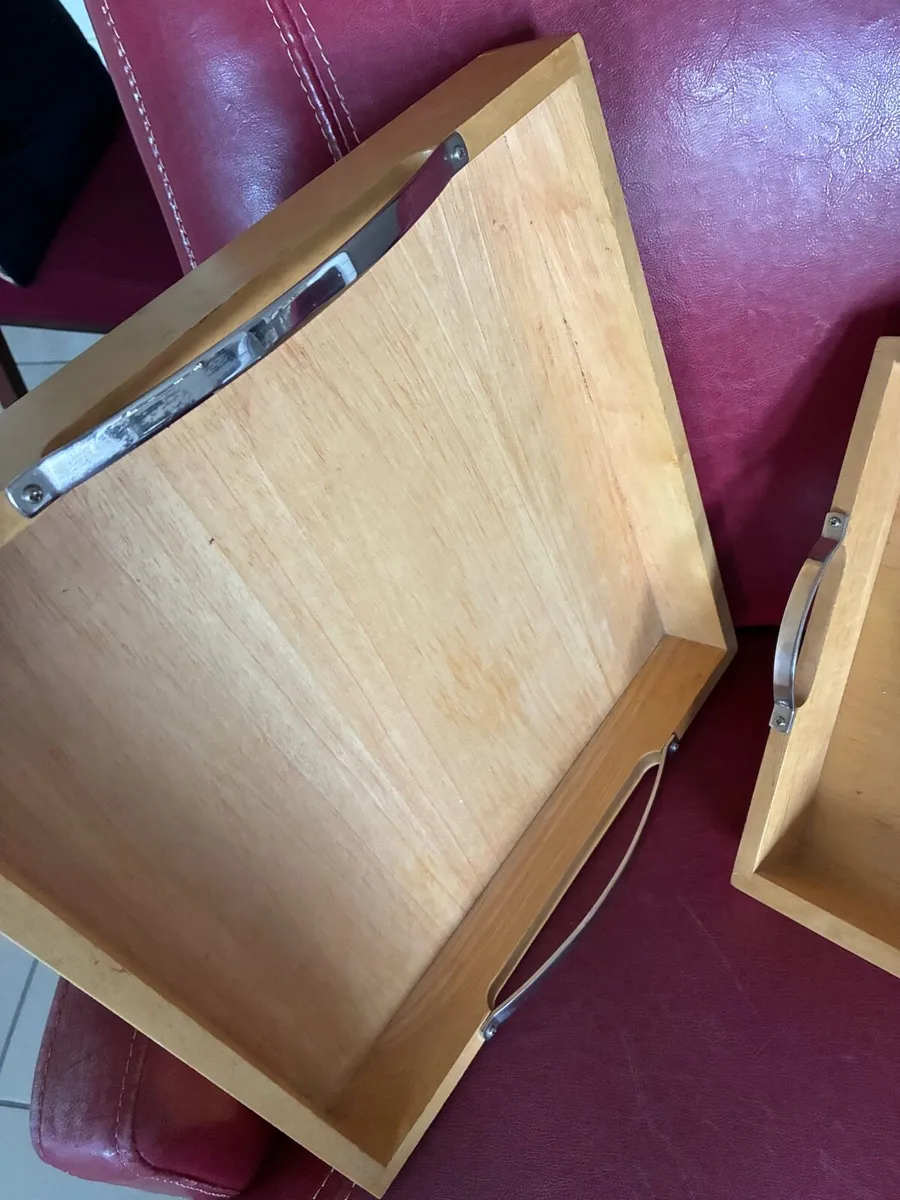 Timber  Tray Set - Image 4