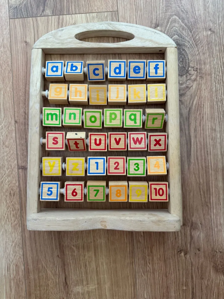 Melissa & Doug Classic ABC 123 Abacus - Image 1