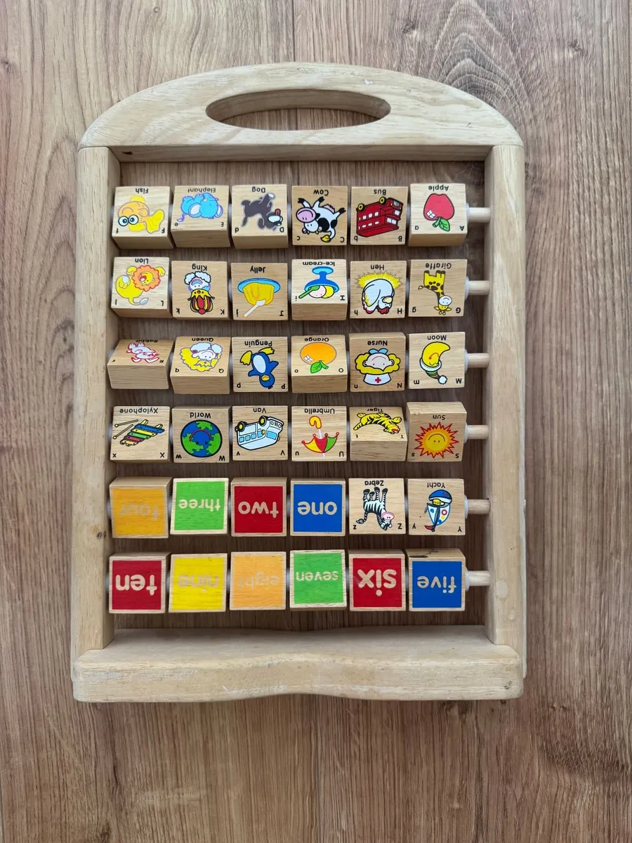 Melissa & Doug Classic ABC 123 Abacus - Image 2