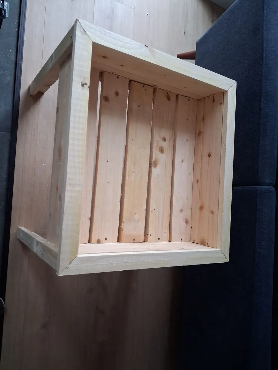 Handmade Wooden Raised Planter - Image 2