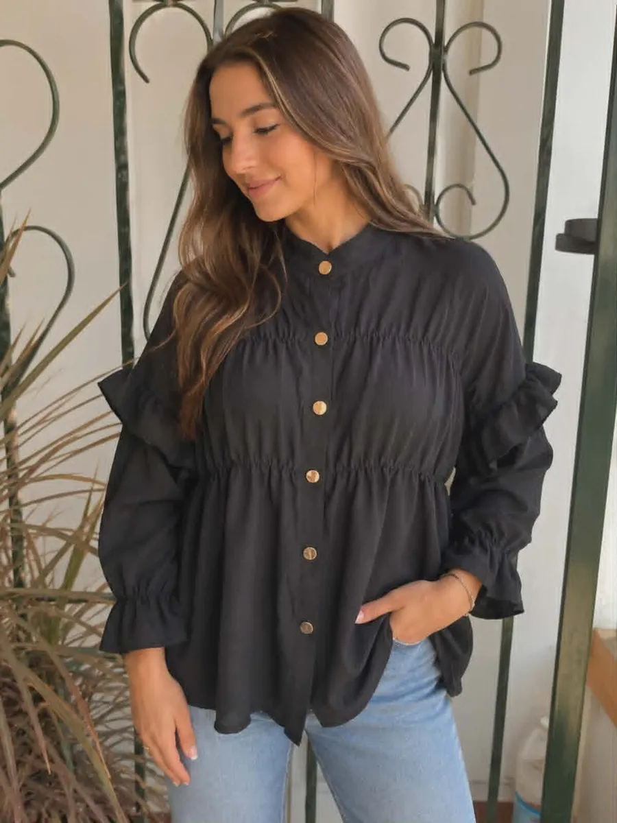 Layered sleeve top 8-16 - Image 1