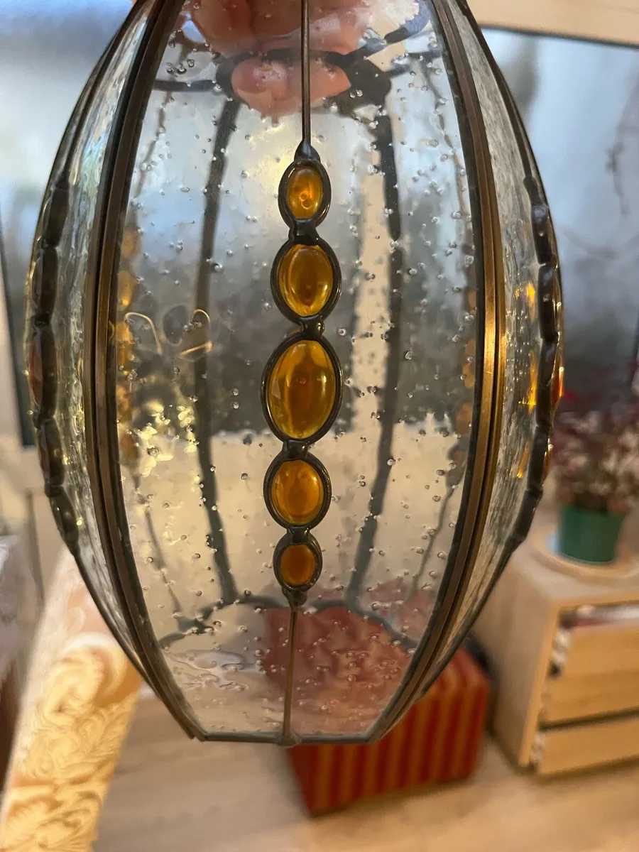 Hanging Glass lampshade - Image 1