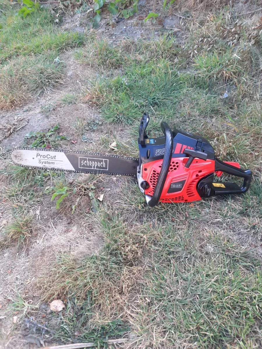 Scheppach 56cc Chainsaw - Image 1