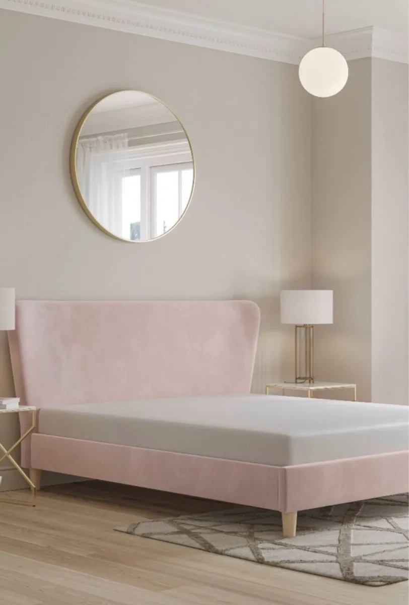 King Size Blush Bed (Next Home) - Image 2
