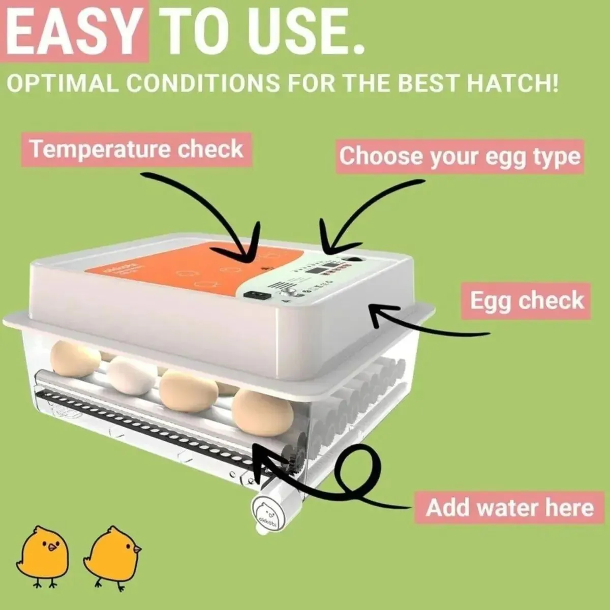Egg Incubator 36 Egg Auto Turner Poultry - Image 1