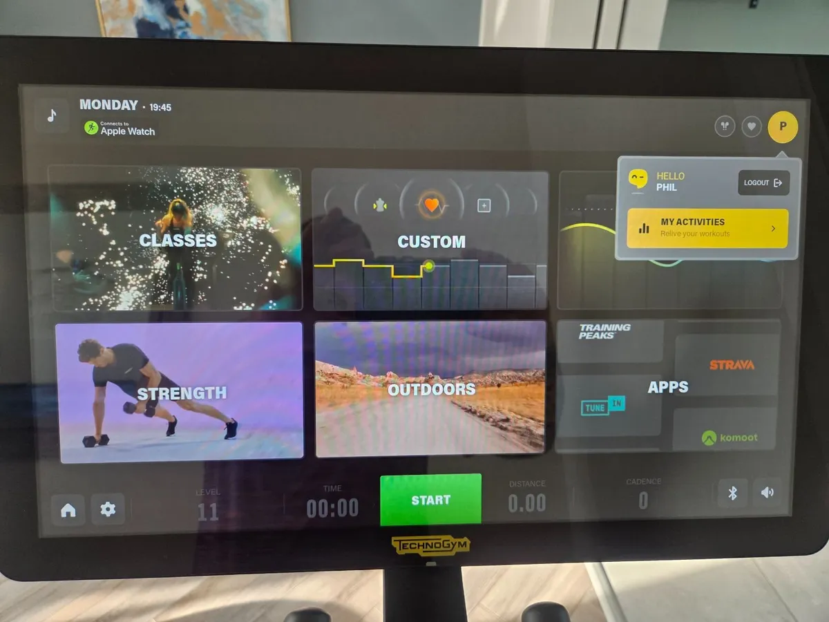 Technogym spinning bike - Image 3