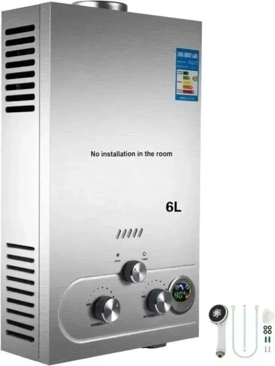 Gas Water Heater 6L LPG Instant Heater - Image 4