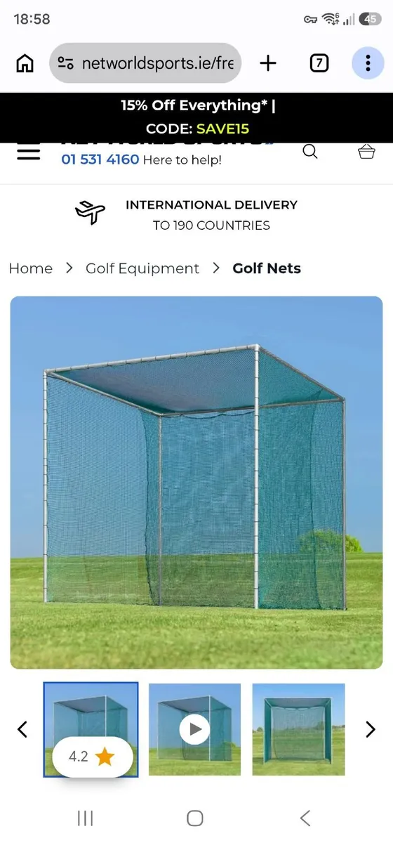 Golf driving net frame - Image 3