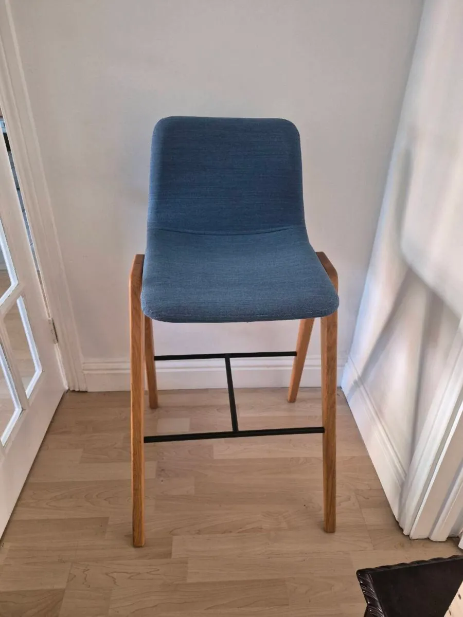 NaughtOne Viv Wood Bar Stools - Image 1
