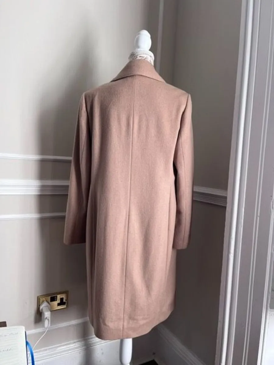 Jaeger Wool Blend Camel Coat - Image 2