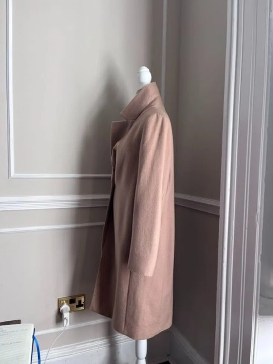 Jaeger Wool Blend Camel Coat - Image 3