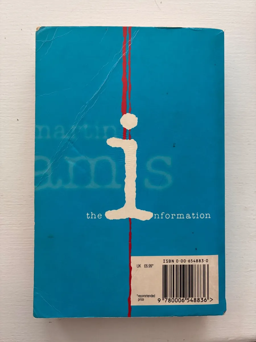 1996 Flamingo paperback edition of The Information - Image 2