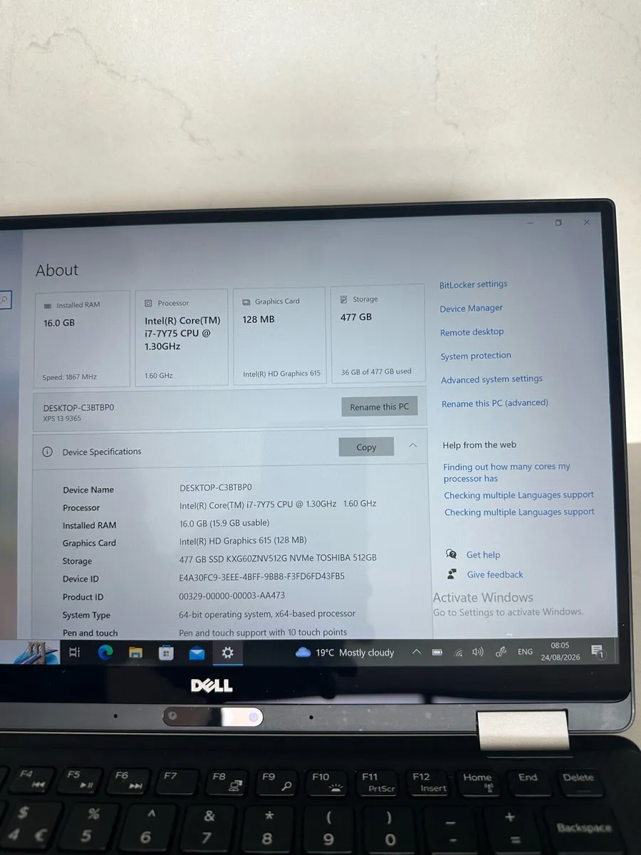Dell XPS 13 Laptop - Image 4
