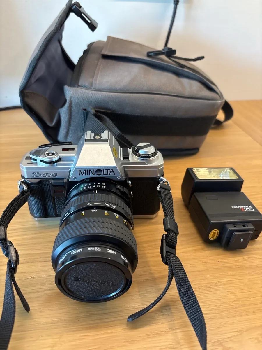 Minolta X-370 35mm Film Camera 52mm Lens