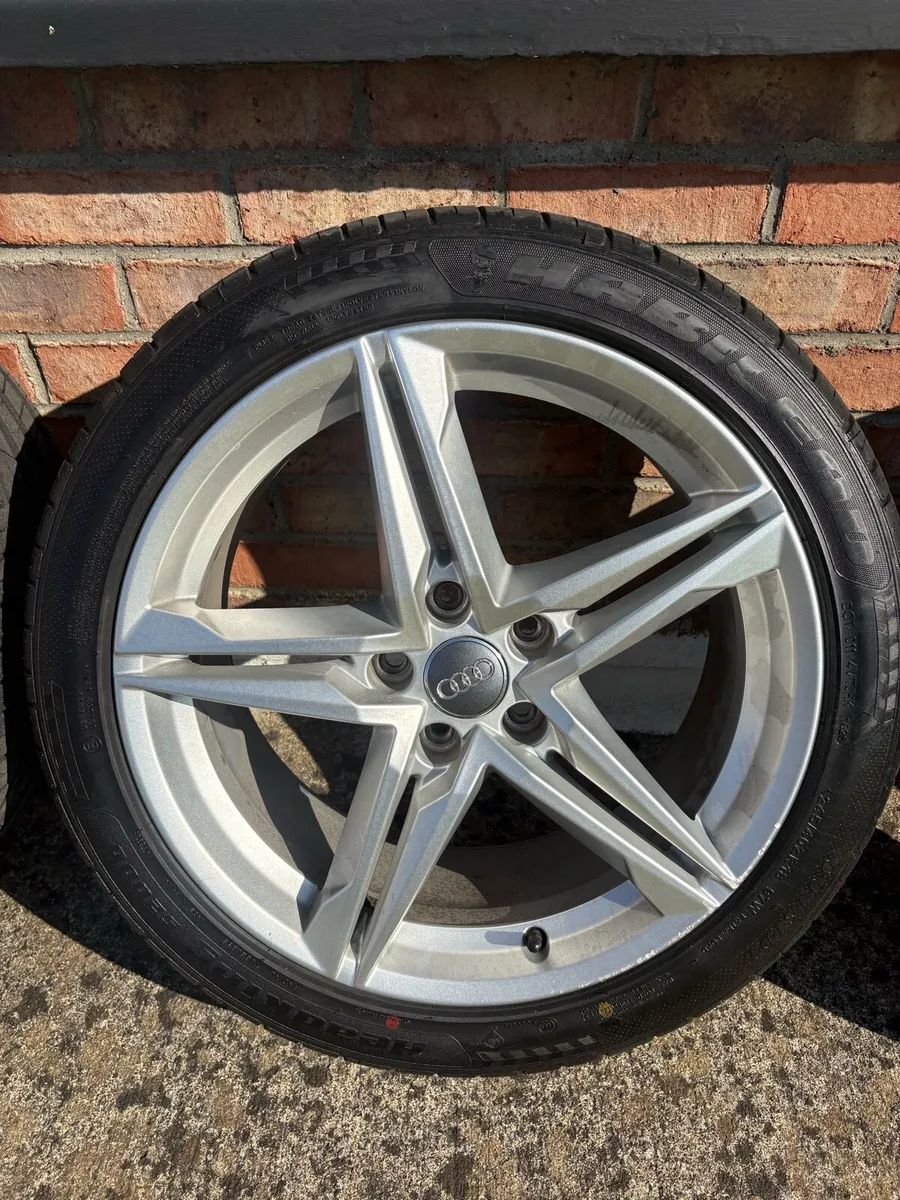 Genuine 18inch Audi a4 alloys - Image 3