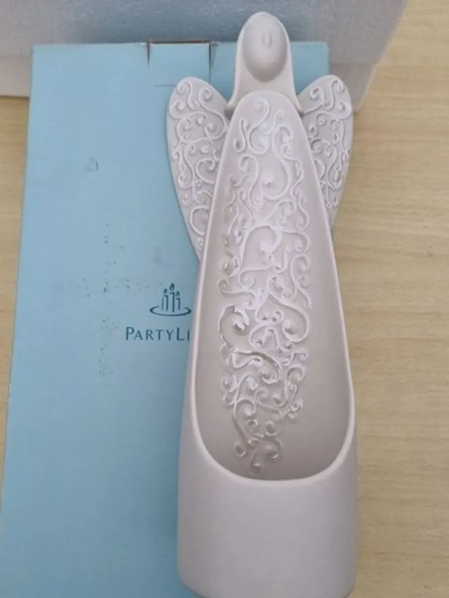 PartyLite Serenity Angel Ceramic Candle Holder - Image 3