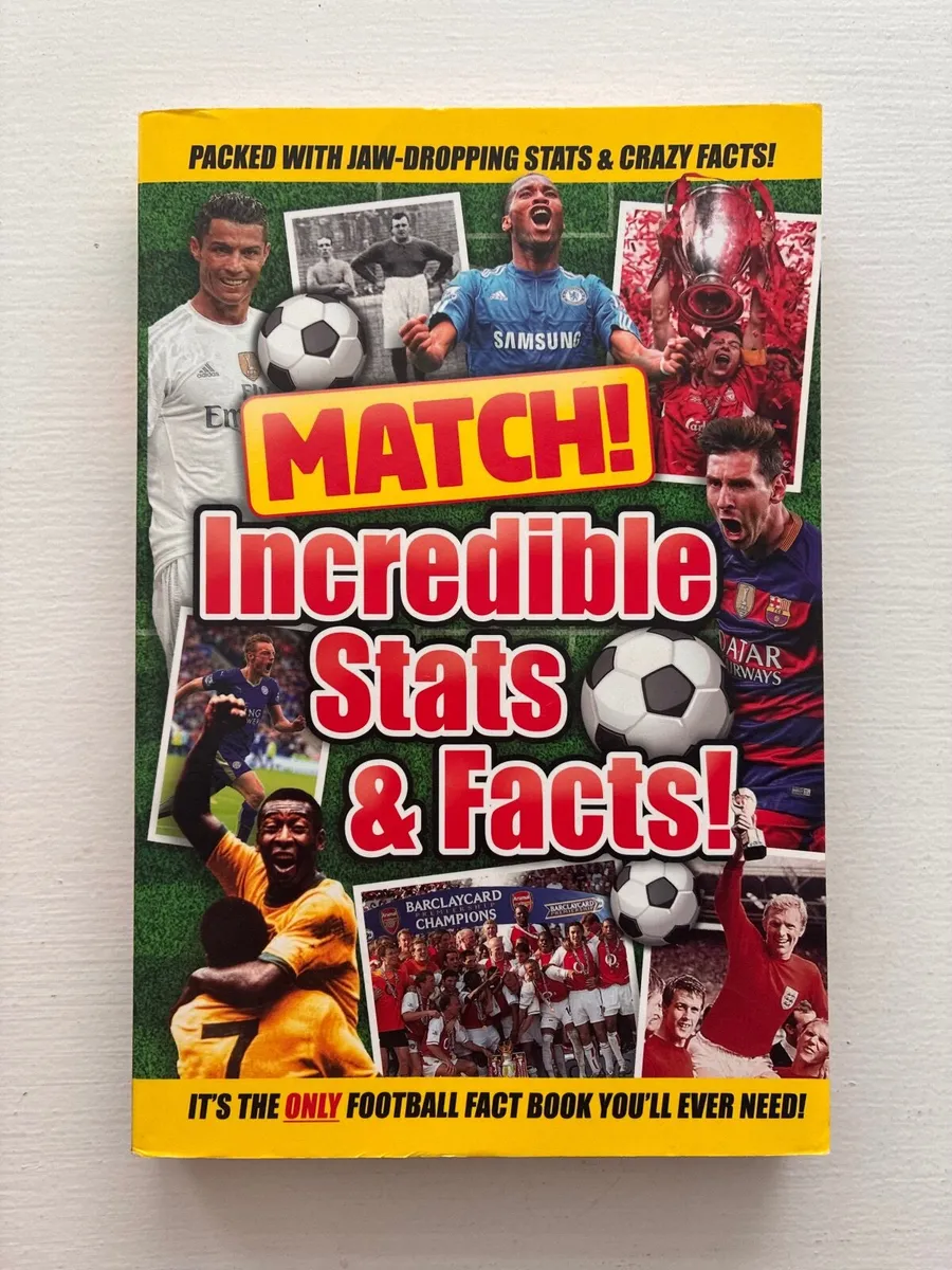 MATCH! Incredible Stats & Facts Football Book (Pap