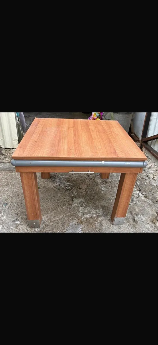 Large wooden table