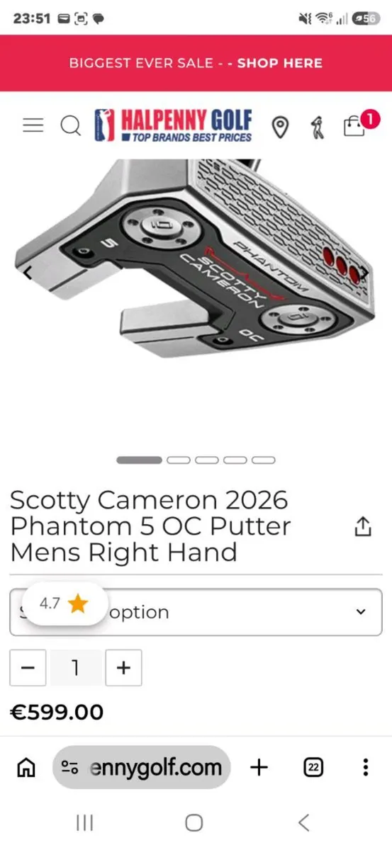 Scotty Cameron Phantom 5 OC 2026 - Image 4