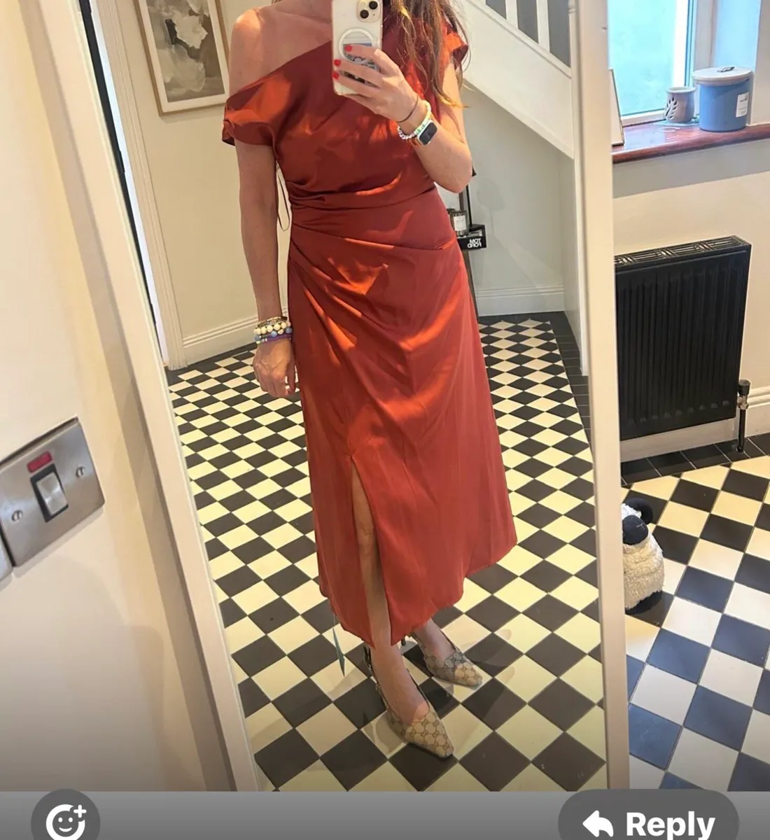 Coast off the shoulder dress - Image 1