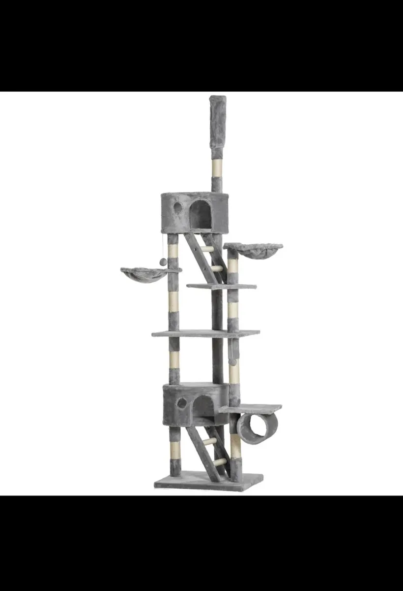 Cat Tree climbing scratching post and beds - Image 1