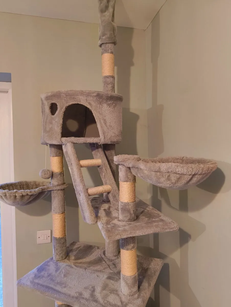 Cat Tree climbing scratching post and beds - Image 4