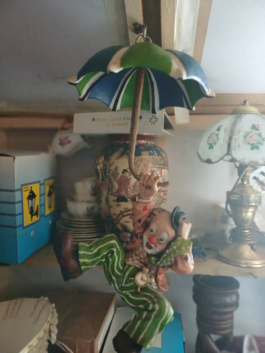 1970s Ceramic Hanging Clown - Image 2