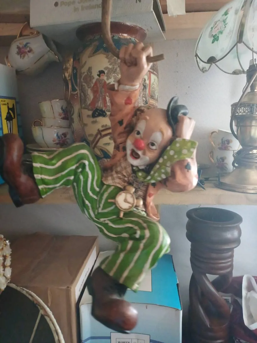 1970s Ceramic Hanging Clown - Image 3