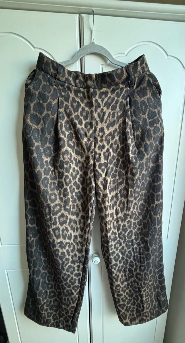 H&M Cheetah Print Trousers - Image 2