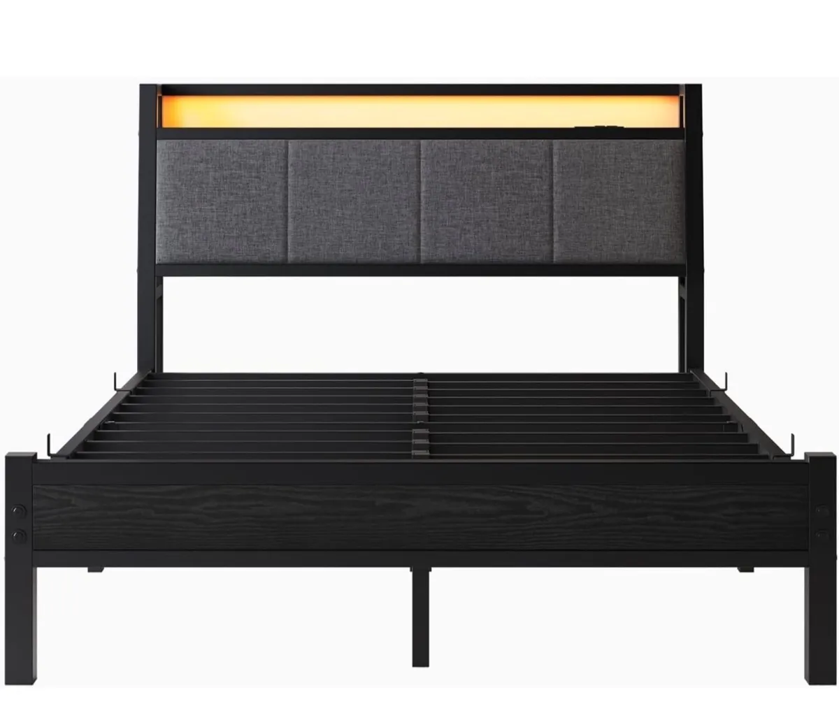 Double Bed Frame, 4FT6 Bed Frame Ergonomics Double - Image 2