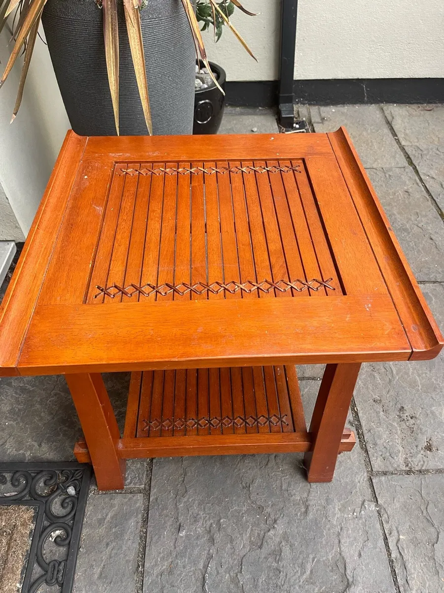 Beautiful Wooden Side Or Small Coffee Table - Image 1