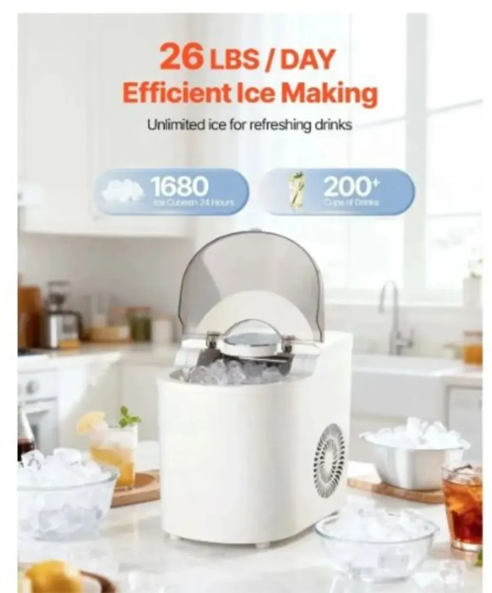 Ice Cube Machine 7 Cubes 11.8KG 24H - Image 1